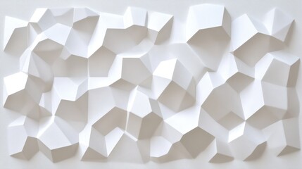 Abstract geometric paper relief background design for website or print