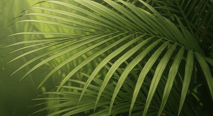 palm tree leaves