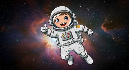 astronaut in space