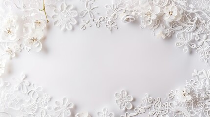 Lace Mother's Day Background: Exquisitely Weaving a Tender Chapter of Maternal Love