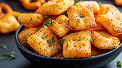 Delicious dill pickle Chex mix featuring bold flavors and crunchy textures for casual snacking gatherings