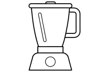 blender line art silhouette vector illustration