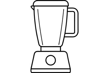 blender line art silhouette vector illustration