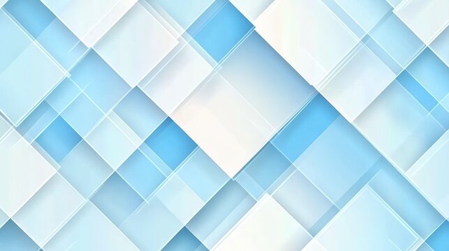  Abstract light blue geometric background with white text overlay, clean vector design for modern presentation slides or digital marketing materials. Minimalist corporate template with 4k resolution a