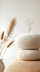 Zelfklevend Fotobehang Calm Minimalist Home Decor. © Sharo