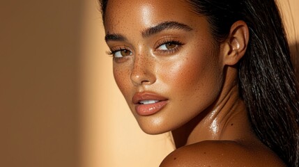 Discover the Secret to Timeless Beauty An elegant woman with flawless skin showcases the transformative effects of Botox, a beauty therapy concept Experience a rejuvenated appearance with subtle