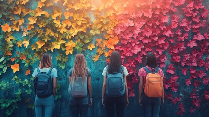 Future consumers embracing sustainability circular economy and closed-loop systems in product lifecycles urban garden environment creative perspective