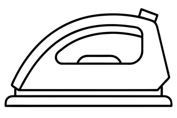 iron line art silhouette vector illustration