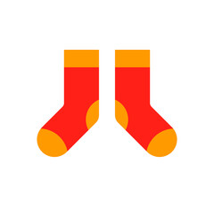Socks Icon. Socks Vector Icon in line style design. Socks Symbol. Vector illustration.