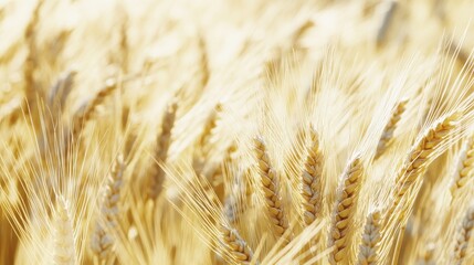 Harvested Wheat Field Stretching Endlessly Under Sun