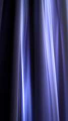 Abstract flowing fabric in blue tones creating a serene atmosphere with soft lighting effects