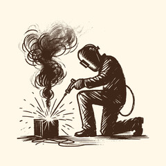 Hand drawn vintage style sketch design vector