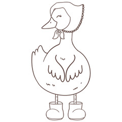 Cottagecore spring silly goose