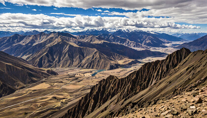 le paysage montagneux