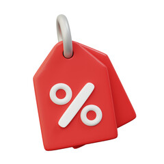 3d set discount or promotion tag, percent, and flash sale promotion icon