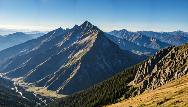 Le majestueux paysage des montagnes