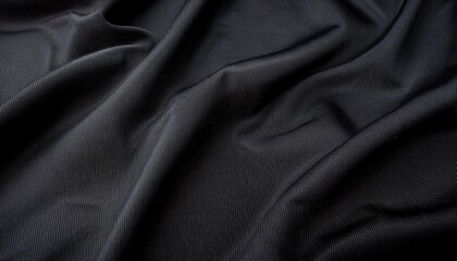 black fine cotton jersey fabric texture as background
