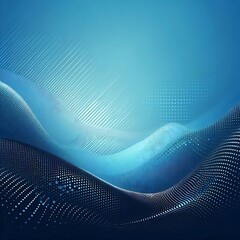 Blank blue halftone background