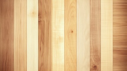 A collection of various wooden planks showcasing different shades and textures, perfect for design and interior projects.