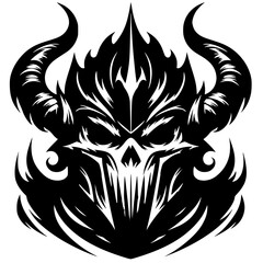 Dark knight silhouette