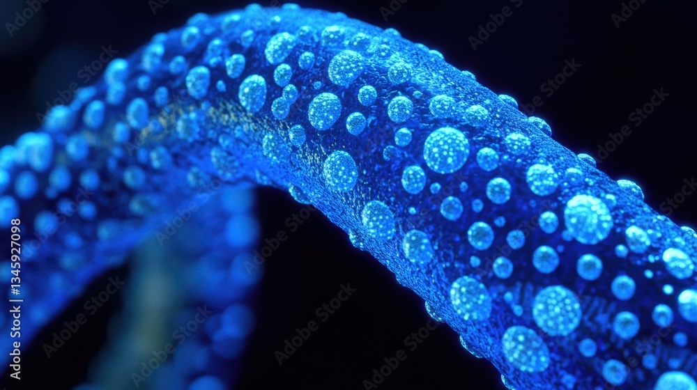 Poster a close-up image of a cell phone with water droplets on its surface