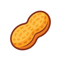 peanuts colorful vector art illustration