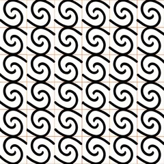 a repeating pattern of geometric shapes and lines in a seamless, abstract design