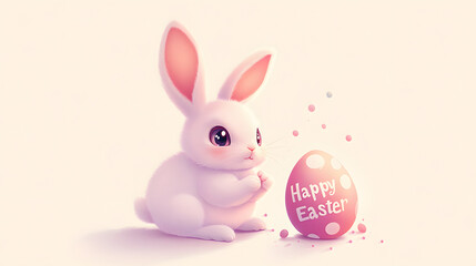 easter, bunny, egg, holiday, spring, decoration, celebration, toy, color, colorful, tradition, easter egg, pink, seasonal, cute