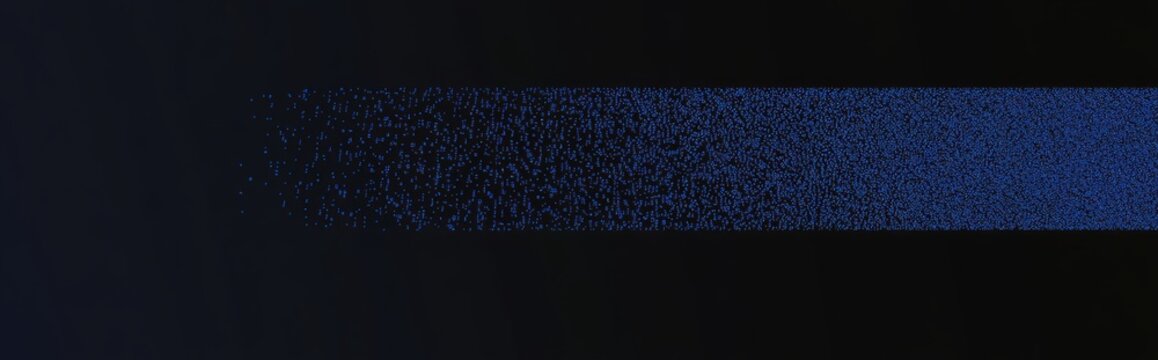 Blue binary TEXT "0" "1" code gradient with black background
