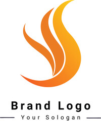 Naklejka premium Vector company brand logo design