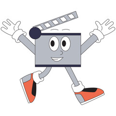 Movie Clapperboard Character