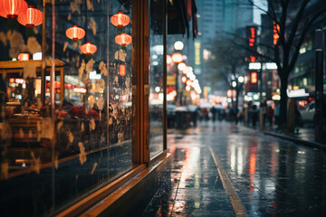 rain soaked streets of night become a playground of enigmatic allure, where each corner holds promise of serendipitous rendezvous
