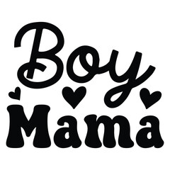 boy mama SVG Art & Illustration