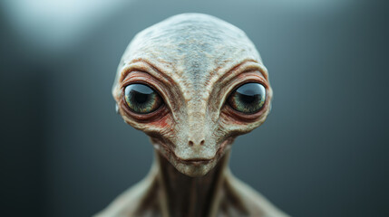 Alien pet is staring telepathically with unusual coloration