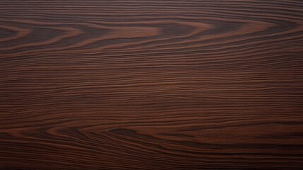 Fototapeta premium A close-up view of a rich, dark wood surface, showcasing its natural grain and texture in a warm, elegant finish.