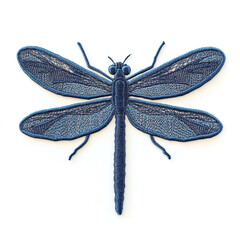 Denim Dragonfly Embroidery

