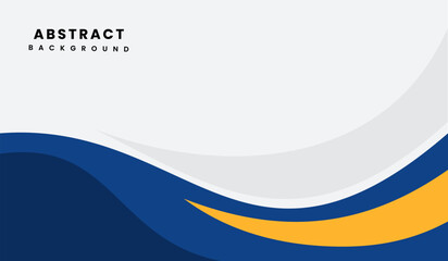 Blue and yellow abstract geometric background vector illustration