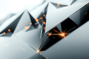 abstract glass technology background