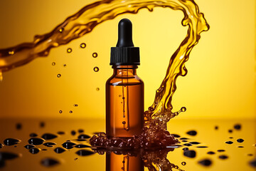 Skin care products background photo taken in studio and professionally lit.