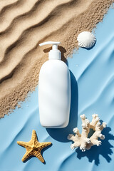 Skin care products background photo taken in studio and professionally lit.