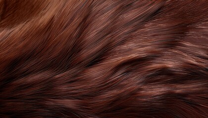 Naklejka premium dark brown fur texture background image