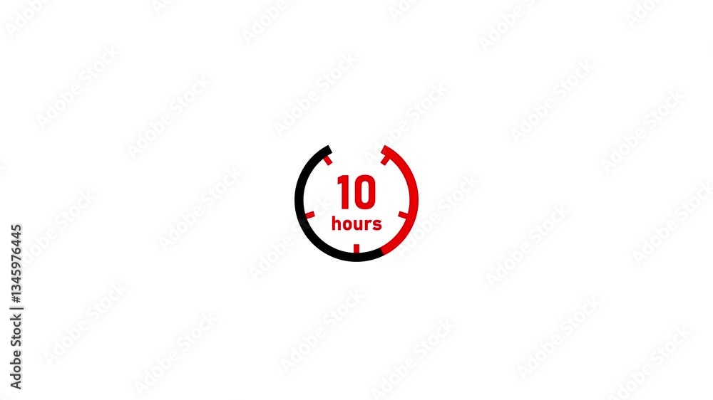 Poster stylish and functional 60-minute countdown timer for precision timekeeping