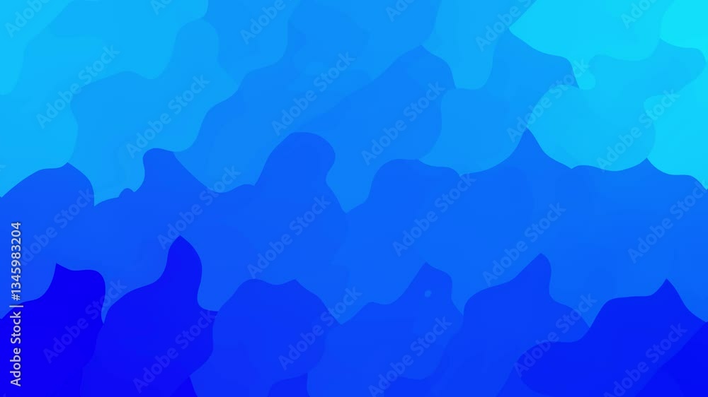 Poster abstract polygonal blue background with dynamic gradient tones and modern geometric abstraction.