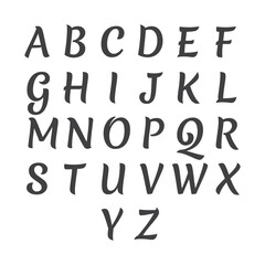 Set logo vector all alphabet letters full pack graphic design template vector illustration.