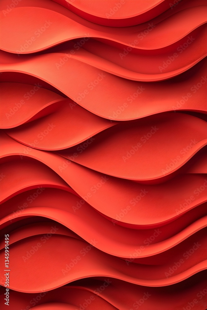 Poster abstract red wave background. perfect for design projects needing a vibrant and dynamic backdrop.