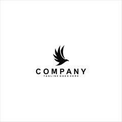 Bird silhouette logo design