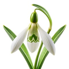 Obraz premium a snowdrop flower.