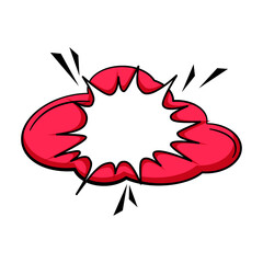 dialogue comic speech bubble cartoon vector illustration