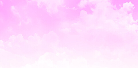 beautiful white cloud on pink sky background. 