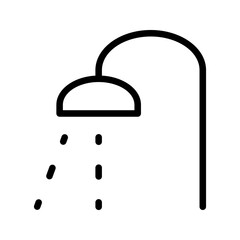 Shower Icon, for mobile concept and web design. vector illustration